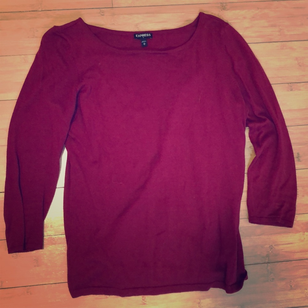 Red Express sweater!